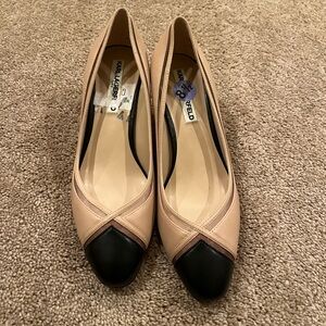 Karl Lagerfeld Women’s 2in heel dress pump. Size 8.5 but wears like an 8